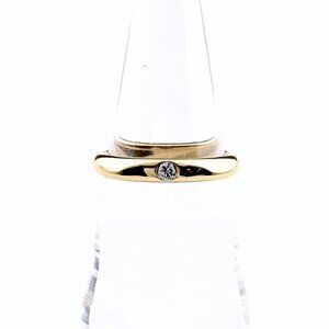 Harry Winston Marriage Diamond Ring YG Yellow Gold 750